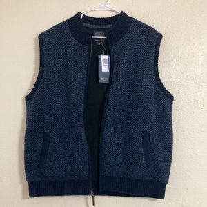 Pendleton wool vest in blue
